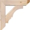 Ekena Millwork Balboa Slat Smooth Bracket w/ Offset Brace, Douglas Fir, 5 1/2"W x 20"D x 20"H BKT0604X20X20BOA06SDF - alternate 3